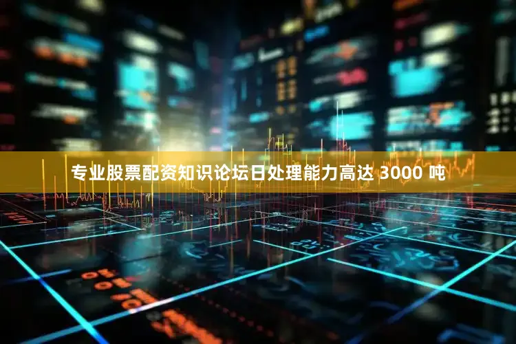 专业股票配资知识论坛日处理能力高达 3000 吨